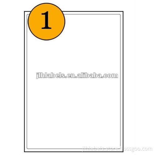 Jam-Free Label 199.6x289.1mm 1 per Sheet x100 L7167-100